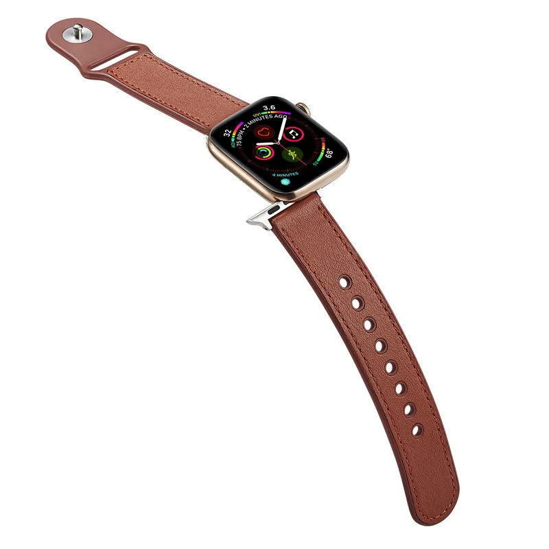 Армированный чехол из силикона+ кожаный ремешок для apple watch band 44 мм 40 мм наручных часов iwatch, ремешок 42 мм, 38 мм, ремешок для часов, correa в едином положении во время занятий легкой атлетикой, apple watch 5/4/3 браслет