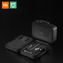 NEW Xiaomi 16PCS DIY Tool Kit Toolbox General Household Hand Tool With Screwdriver Wrench Hammer Tape Plier Knife Repair Tools