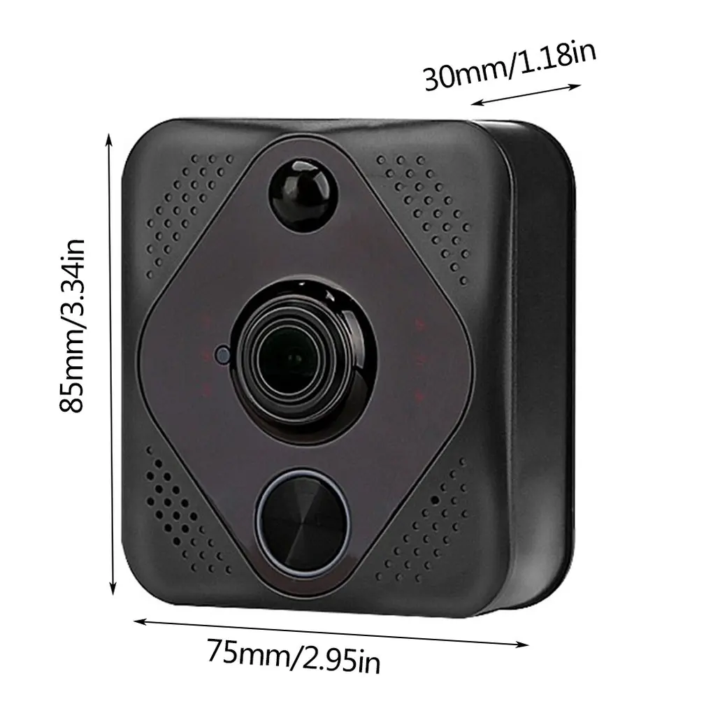 Small Smart Home Wifi Video Doorbell Mobile Phone Remote Video Surveillance Voice Intercom Wireless Doorbell