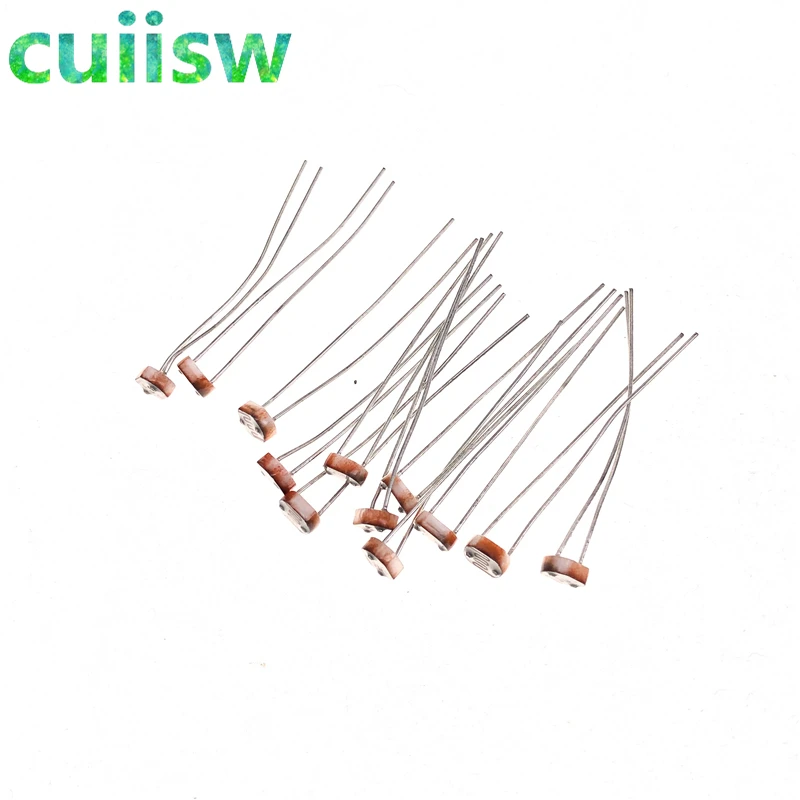 20pcs Photo Light Sensitive Resistor Photoresistor Optoresistor 5mm GL5528
