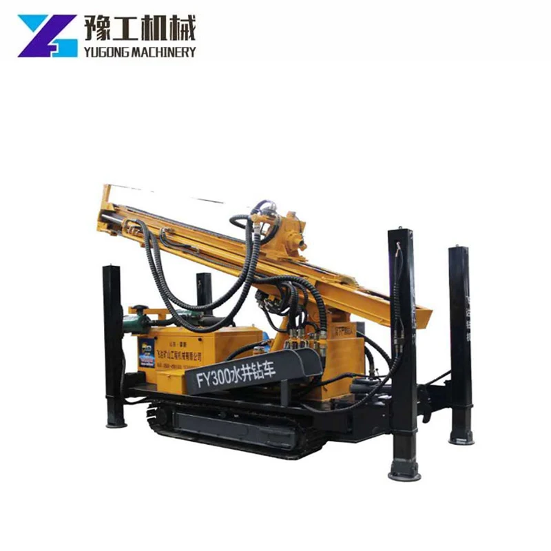FYX180 Crawler Type Water Well Drilling Rig Water Extraction Works Suitable For Mountain And Rock Formations