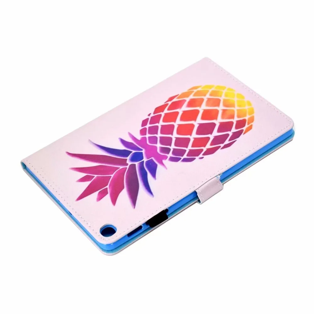 Кожаный PU смарт-чехол для Samsung Galaxy Tab A 10,1 T510 T515 SM-T510 SM-T515 чехол Funda планшет модный окрашенный Стенд чехол