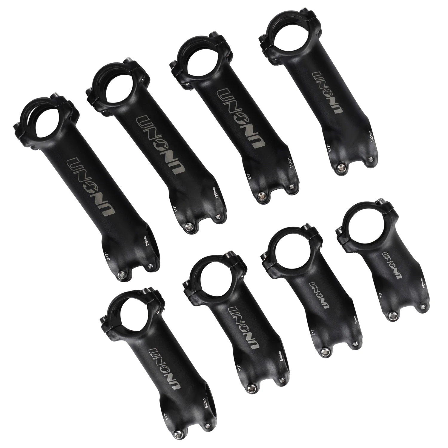 UNO Ultralight Bike Stem 7 17 Degree MTB Mountain Road Bicycle Stem 31.8mm 60/70/80/90/100/110/120/130mm Bicycle Kalloy Parts