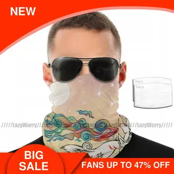 

Japanese Fox Mouth Face Mask Amaterasu Wolf Facial Mask Beautiful for Adult with Filters Fashion Mask