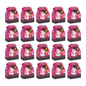 

20PCS Halloween Gift Box Party Mini Paper Case Ghost Festival Candy Box