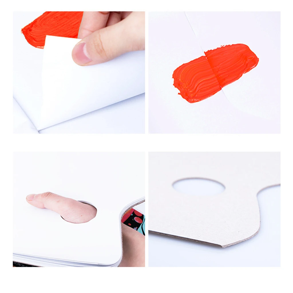 36Page Disposable Paper Palette Pad Tear off DIY Art Painting Drawing Coloring