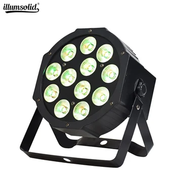 

7x12w/12x12w led Par lights RGBW 4in1 flat par led dmx512 disco lights professional stage dj equipment