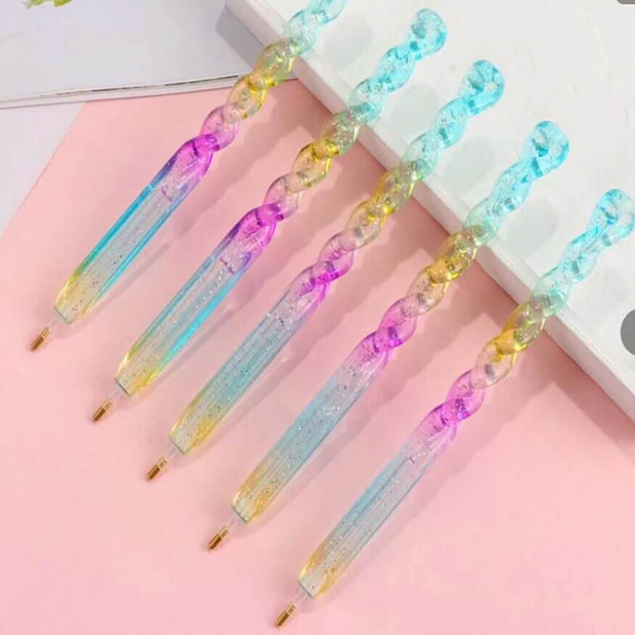 

FUYUN 1PC DIY Diamond Painting Pen Embroidery Tool 5D Round Diamond Point Drill Pen Painting Cross Stitch Accessories