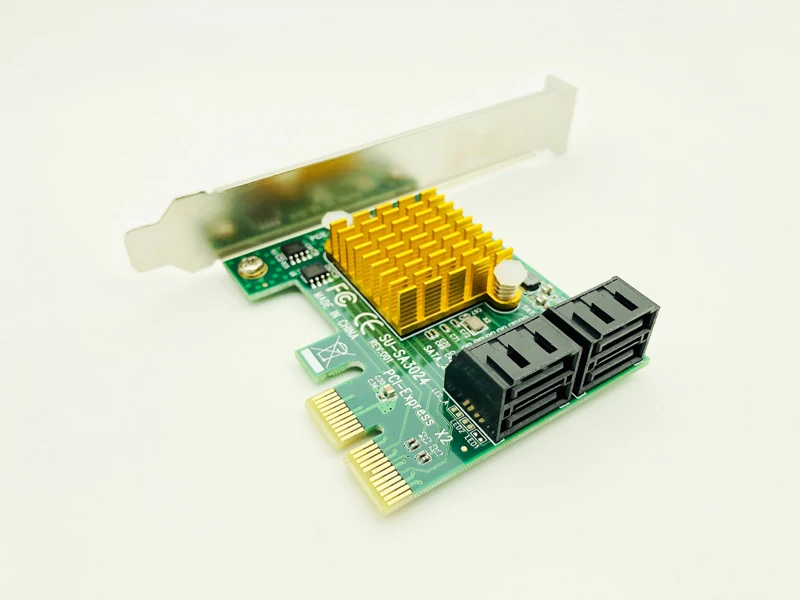 SATA карта 4 порта SATA3.0 6 Гбит/с SATA PCI Express адаптер PCI-E PCI e SATA3 контроллер низкопрофильный кронштейн для ПК HDD SSD IPFS