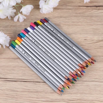 

1 Box Assorted Oily Colored Pencils Delicate Art Painting Pencil Set Environmental Pencil for Students Children Kids