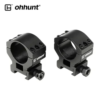 

ohhunt Medium Profile 25.4mm 30mm Scope Picatinny Rings Hunting Riflescope Ring Mount With Blue Gasket
