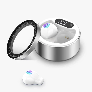 

SQRMINI X26 Ultra Mini Wireless TWS Earphone Hidden Small Bluetooth Headset Touch Control Earbud With LED Power Display