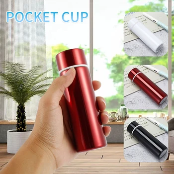 

150ml Mini Cute Coffee Vacuum Flasks Thermos Small Capacity Portable 304 Stainless Steel Travel Drink Water Bottle Thermoses