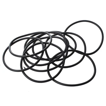 

10 pcs O-ring made of nitrile rubber, outside diameter 80 mm, thickness 3.5 mm, Black