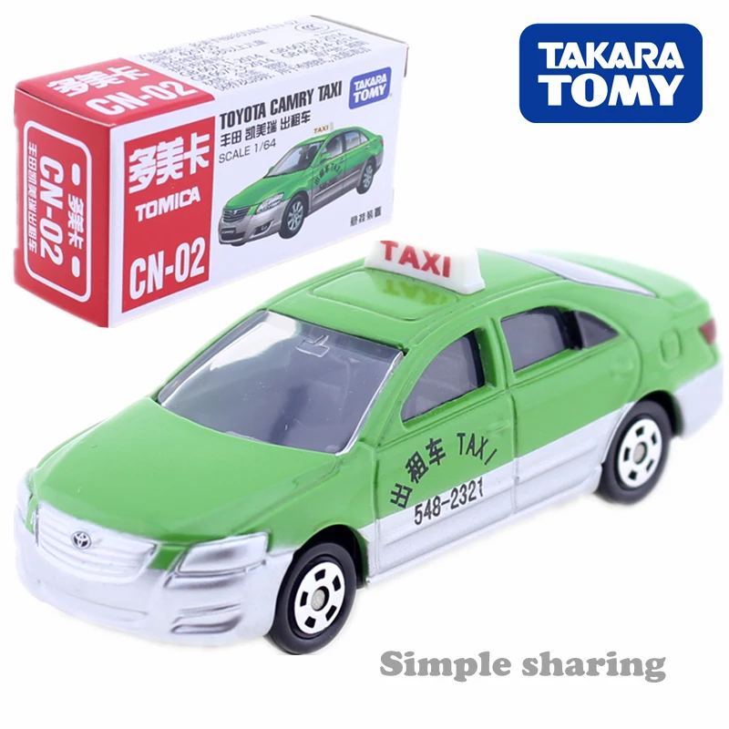 Модель автомобиля Tomica CN 02 Toyota Camry TAXI Takara Tomy 1/64 литая металлическая модель новые
