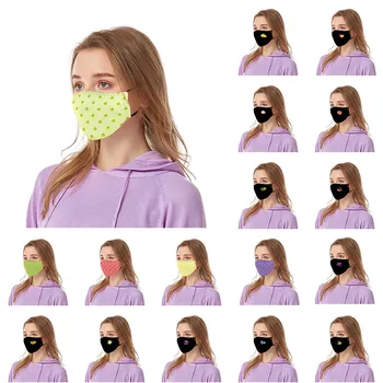 

Women Mouth-Cover mascaras Printing Dustproof maschera masque Face-Cover Windproof Haze Washable Reusable Bag Parts&Accessories