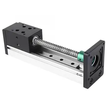 

Aluminum Alloy Linear Guide Rail Slide Ball Screw Motion Table 1000mm Effective Stroke Automation Industry
