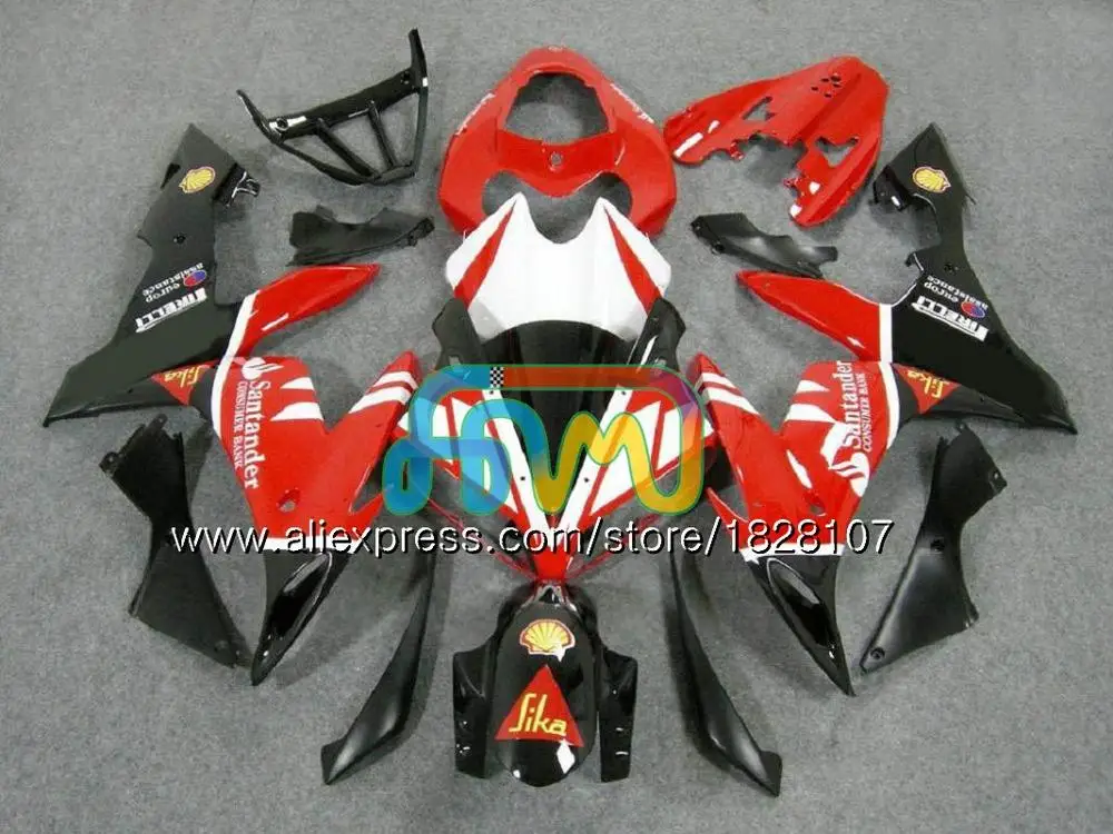 No. 32 Средства ухода за кожей для YAMAHA YZF R 1 1000 CC YZF-1000 YZFR1 04 05 06 54BS. 15 YZF1000 1000CC YZF R1 серебристо-черного цвета YZF-R1 2004 2005 2006 обтекатель - Цвет: No. 32