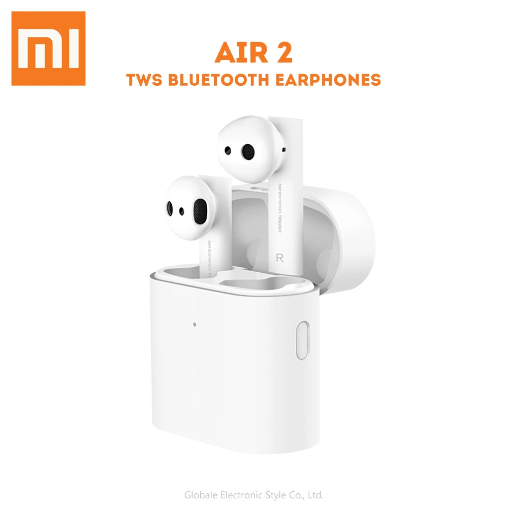 Оригинальные наушники Xiaomi Air 2, Bluetooth, настоящие беспроводные наушники-вкладыши ENC с поддержкой сенсорного управления