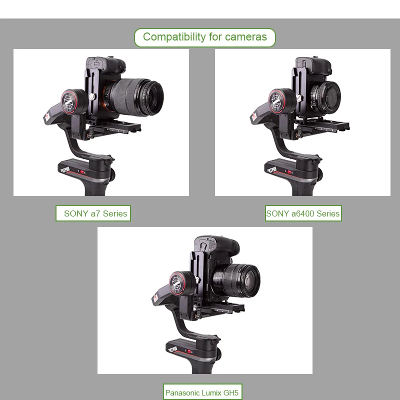Lanparte быстроразъемный L кронштейн для Zhiyun Crane 3, 2, Weebills Gimbal аксессуары