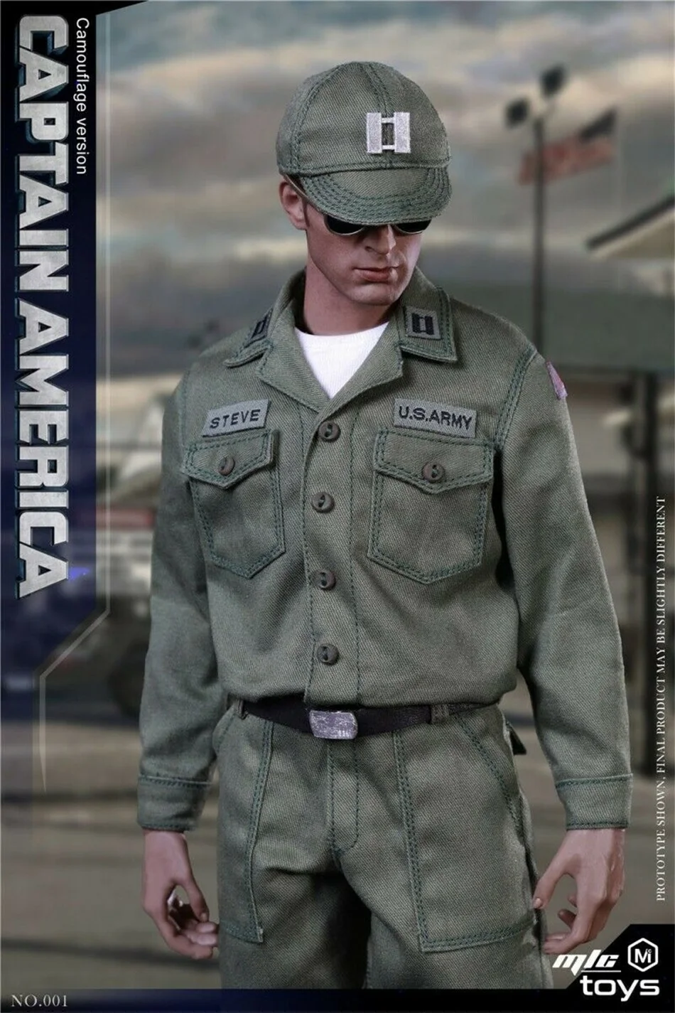 New Arrival MICTOYS 1/6 Stealth Edition Captain Ameirca Uniform NO.001 Full set Action Figures Dolls