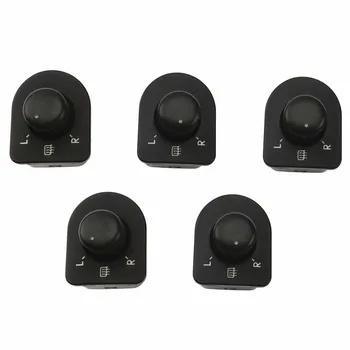 

5 Pcs 1J1959565F 1J1 959 565 F New Car Side Electric Mirror Switch Knob For Passat Bora Bettle Golf MK4 1998-2006