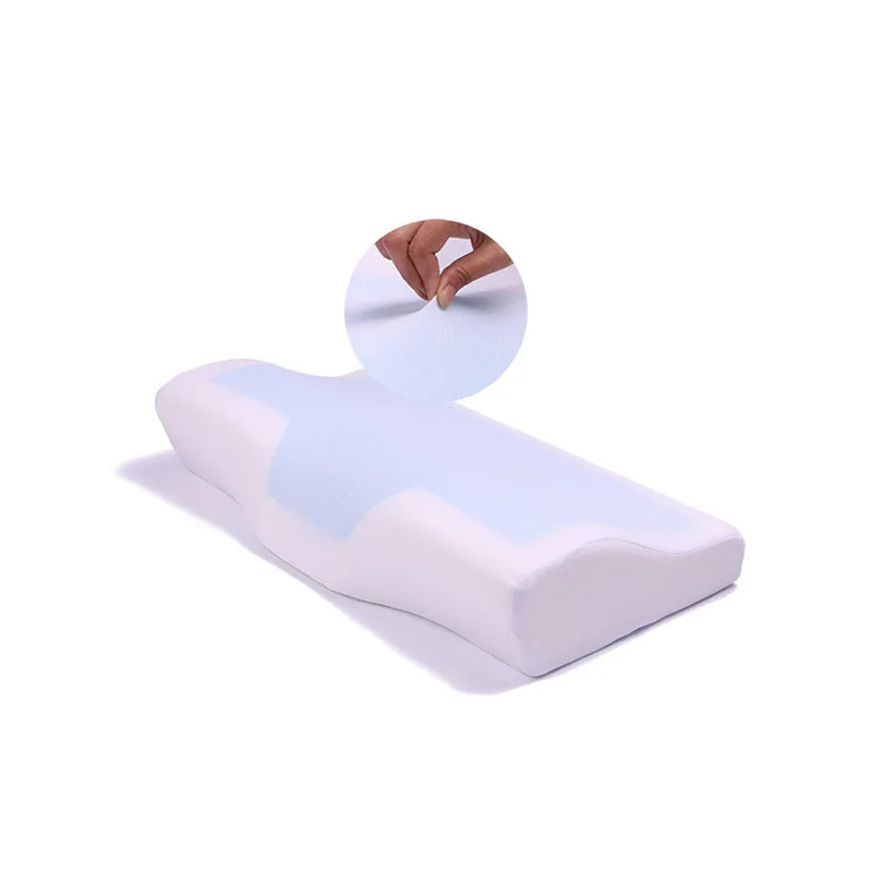 Ортопедическая подушка для сна эргономичный дизайн гель медленный отскок пространство пены памяти летняя Удобная защита подушка для ухода за шеей