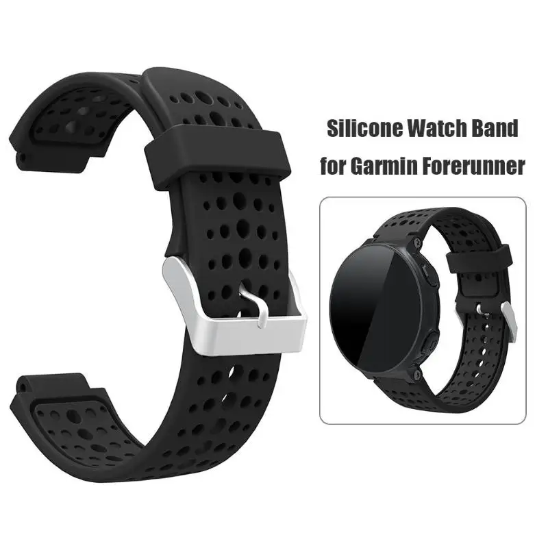 

Silicone Porous Watchband Strap for Garmin Forerunner 220 230 235 620 630 Adjustable Replacement Sport Silicone Watchbands
