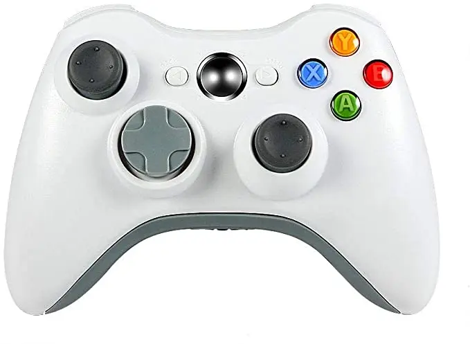 Wireless Controller for Xbox 360 Astarry 2.4GHZ Game Gamepad Joystick & Slim PC Windows 7 8 10 (White | Электроника