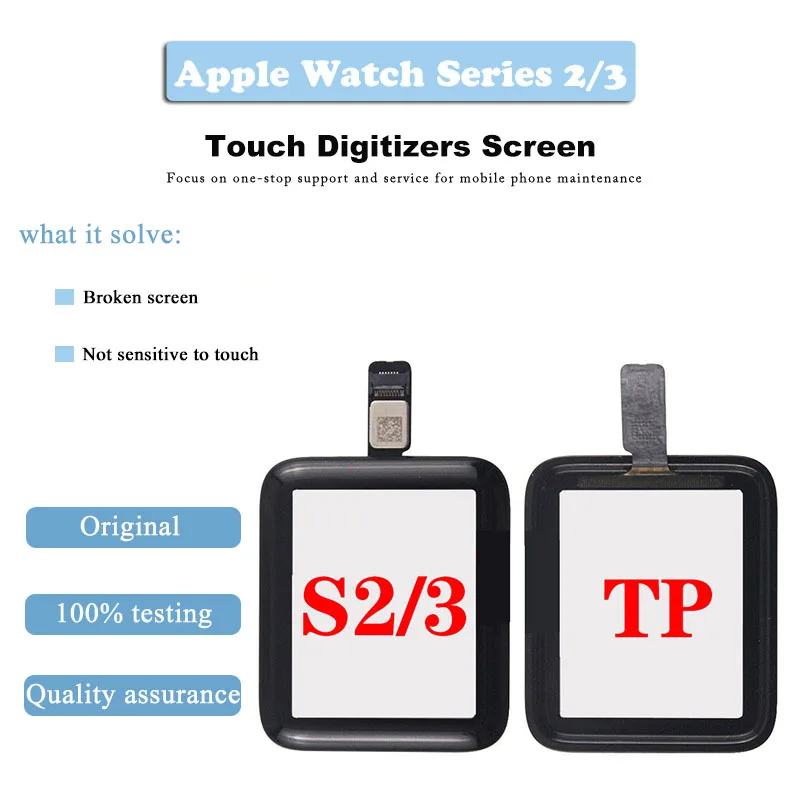 Для Apple Watch Series 2/3 ЖК-дисплей сенсорный экран дигитайзер 38 мм/42 мм Pantalla Замена для LCD