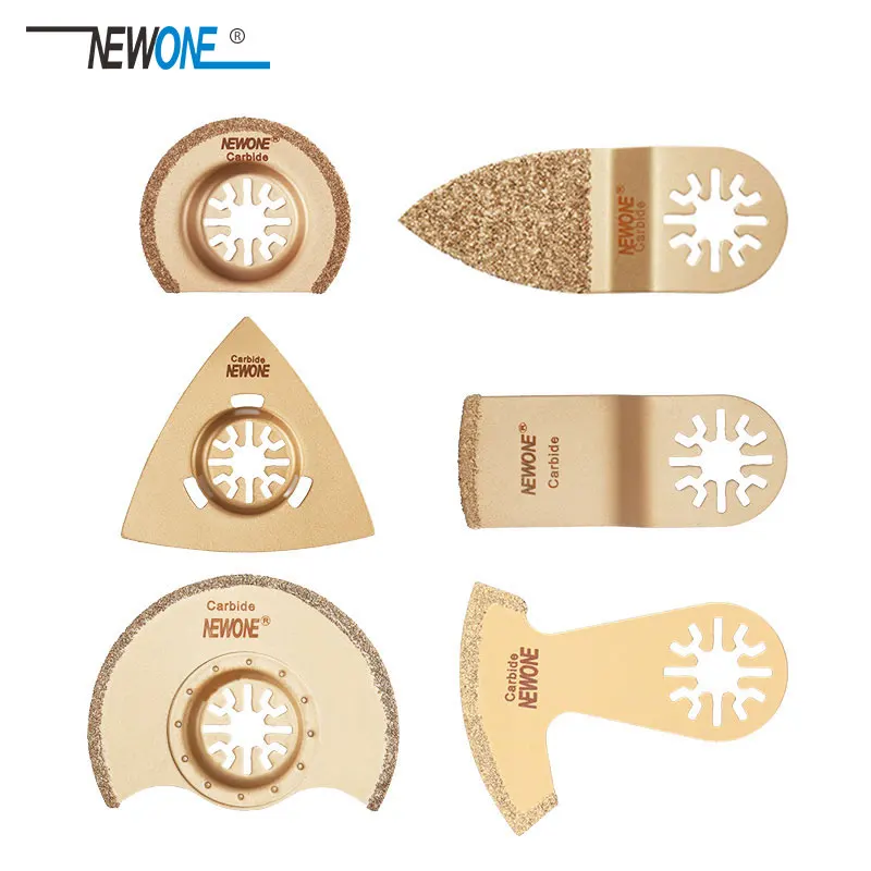 Skup 6 sztuk oscylator z węglików spiekanych akcesoria do brzeszczotów do elektronarzędzi renowacyjnych jako fein multimaster, Dremel, małe cięcie betonu