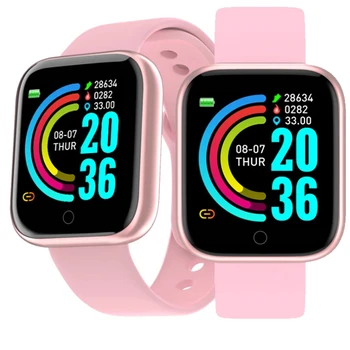 

D20 Bluetooth Smart Watch Men Waterproof Sport Fitness Tracker Smart Bracelet Blood Pressure Heart Rate Monitor Y68 Smartwatch