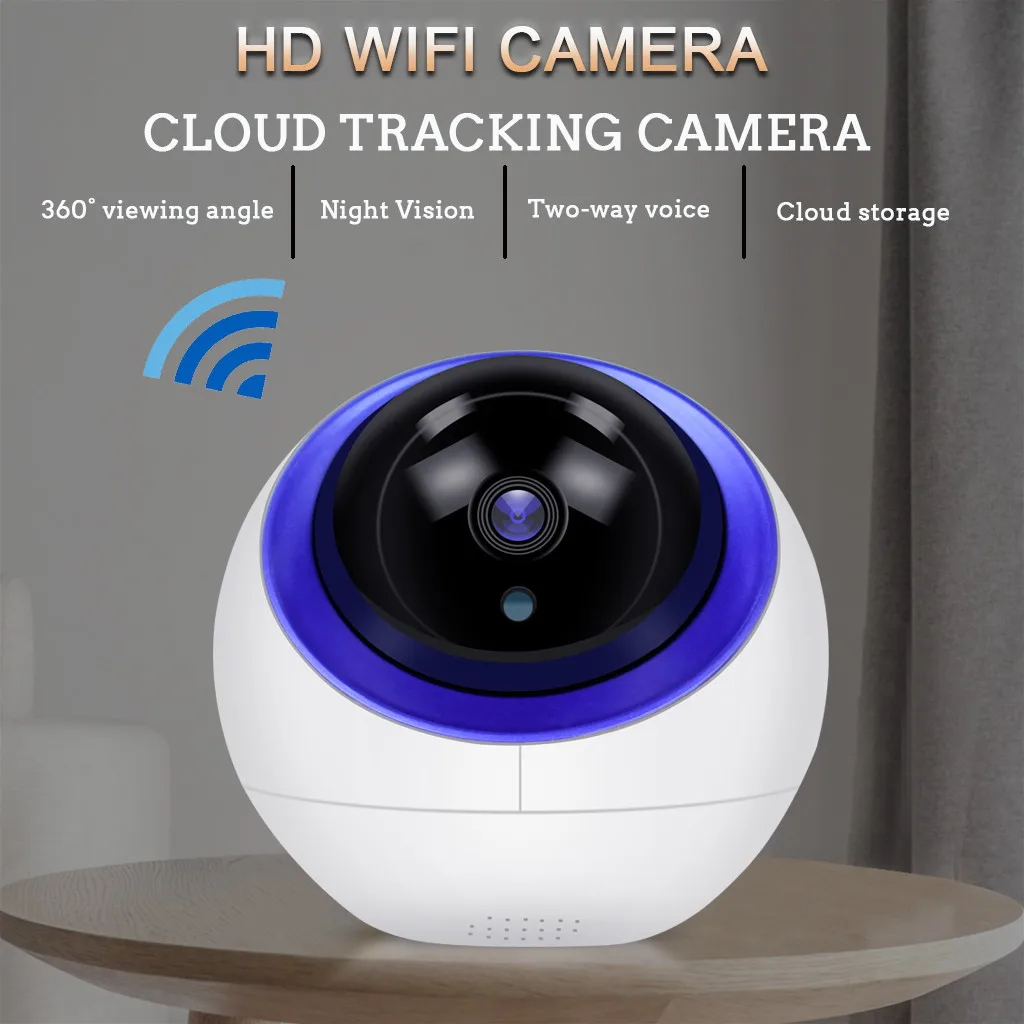 HIPERDEAL New Smart Home HD 720P Wireless Smart Home Security Camera System Night Vision 2-Way Audio O11