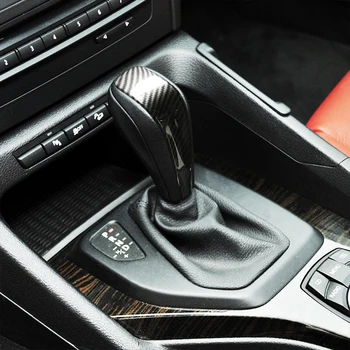 

1Pcs Car Carbon Fiber Sticker Styling Trim Gear Shift Knob Cover Sticker For BMW E90 E92 E93 E87 2006-2009 2010 2011 2012