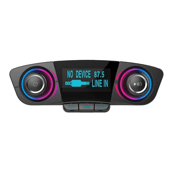

1Piece Car Wireless Bluetooth Handsfree FM Transmitter MP3 Radio Adapter W/ 2.1A Dual USB Car FM Transmittor Phone Charger
