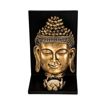 

Buddha Candlestick Room Zen Decoration Miniature Figurines Southeast Asia Resin Spa Beauty Club Thailand Buddhism Cup Candle