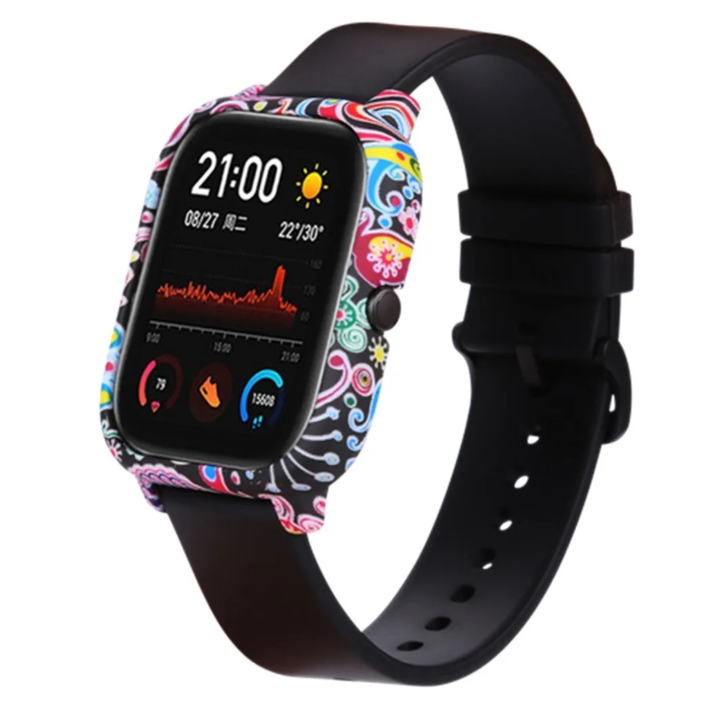 Окрашенный чехол из поликарбоната для Xiaomi Huami Amazfit GTS протектор для часов чехол замена защитная крышка оболочка Спорт Смарт Wacth 19Nov