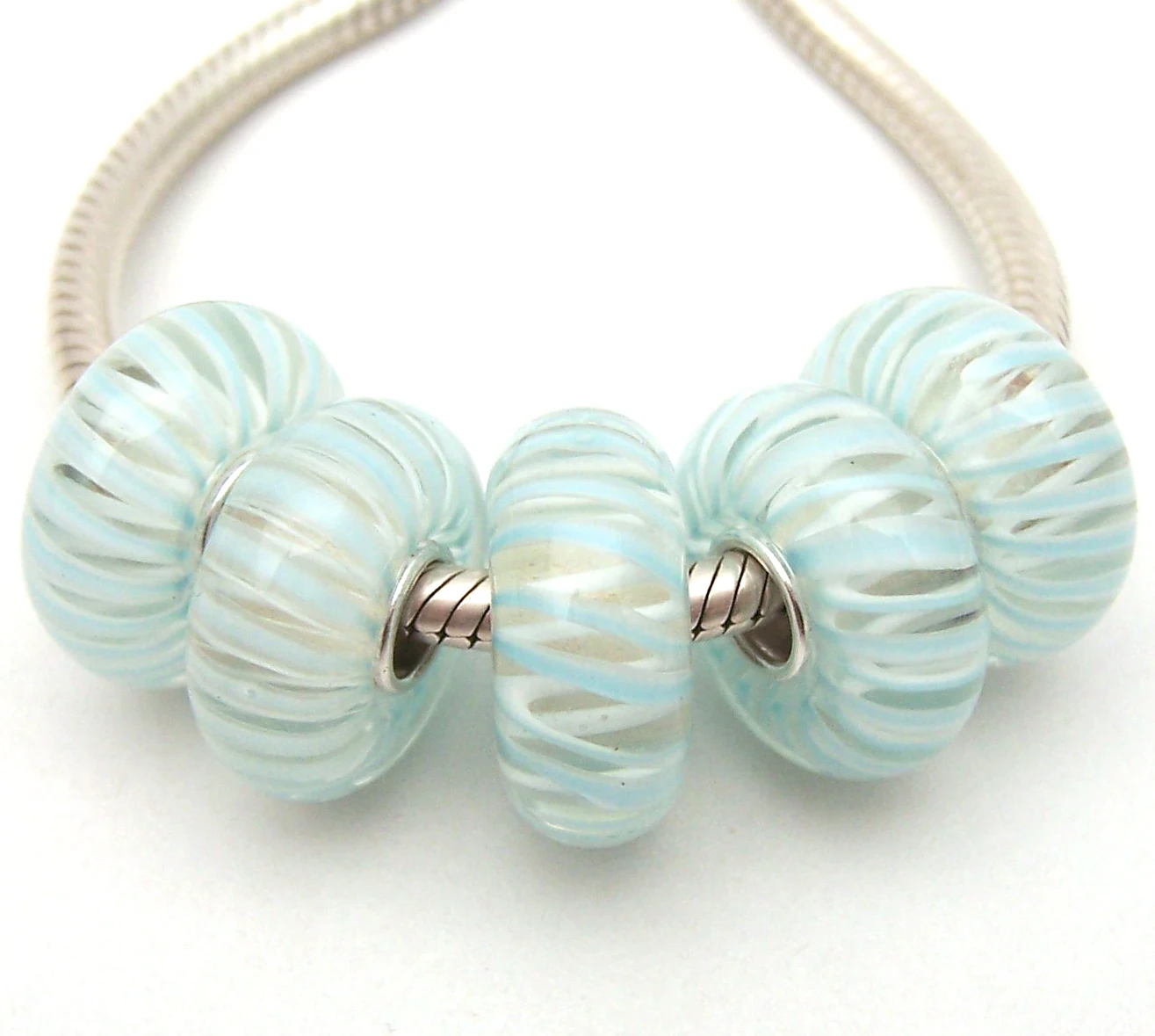 

JGWGT 1368 5X 100% Authenticity S925 Sterling Silver Beads Murano Glass beads Fit European Charms Bracelet diy jewelry Lampwork