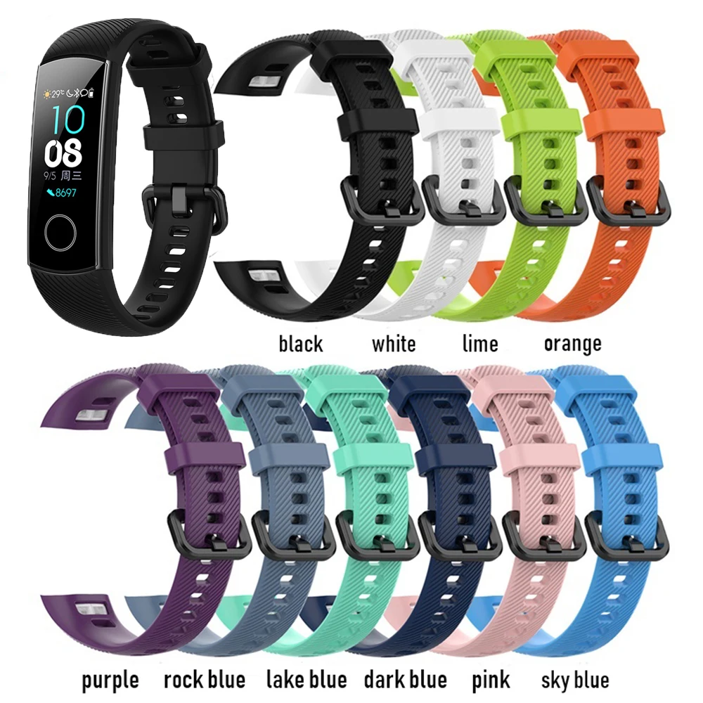 

Silicone watch band For Huawei Honor 4/Honor 5 Replacement sport smart watch wristband Original soft fashion strap Bracelet band