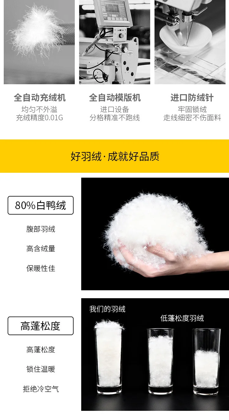 New Style down Jacket Men's Short White Duck down Coat England Shangshi Handsome Thick Warm Hooded Coat