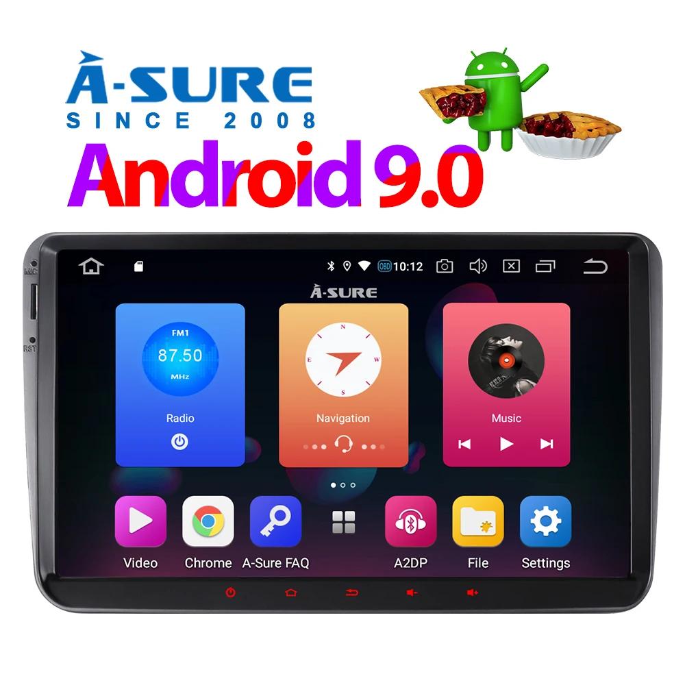 Автомагнитола A Sure 9 '' 2 Din Android 0 GPS стерео навигация для Volkswagen VW Passat b6 Tiguan Polo Golf 5 6