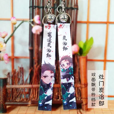 19 Аниме keychian Quintuplets Arknights Identity V Fate Sword Art Online Slime забавная мультяшная лента с колокольчиком подвеска - Цвет: 19