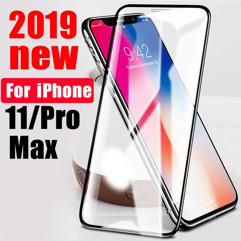Стекло для iPhone Xs Max Xr X 6 s 7 8 Plus полное покрытие Защита экрана для iPhone 11 Pro на iPhone11 Max Закаленное стекло пленка