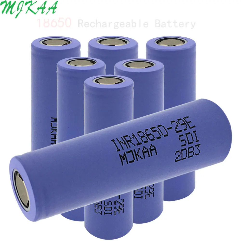 MJKAA 4/6 шт. 18650 2900 мА/ч, NCR18650PF INR18650-29E 3,7 V литиевая Перезаряжаемые Батарея для фонарика