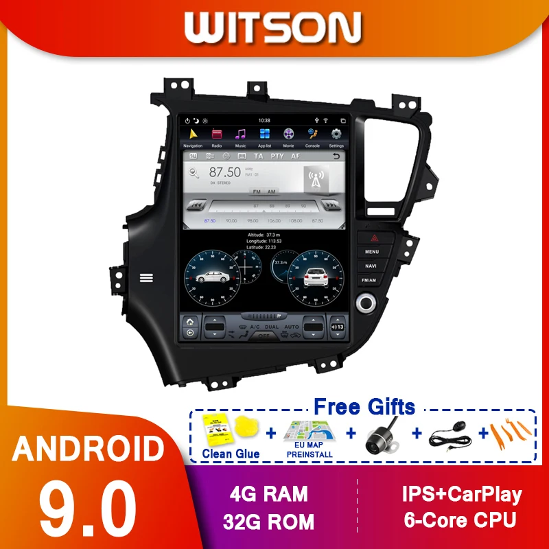 Автомобильный мультимедийный видеоплеер WITSON Android 9 0 для KIA K5 с радио GPS-навигацией
