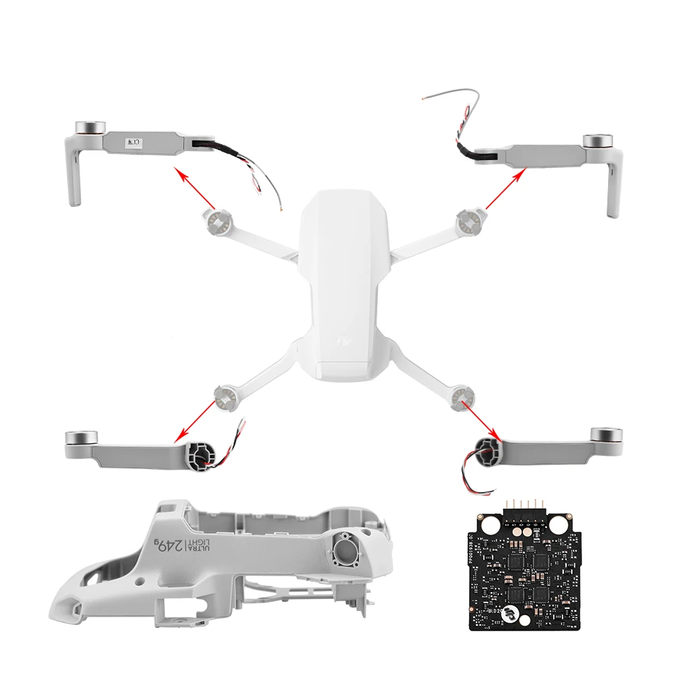 Reparatie Onderdelen Voor Dji Mini 2 Gps Module Besturingskaart Kabel Links Rechts Achter Arm As
