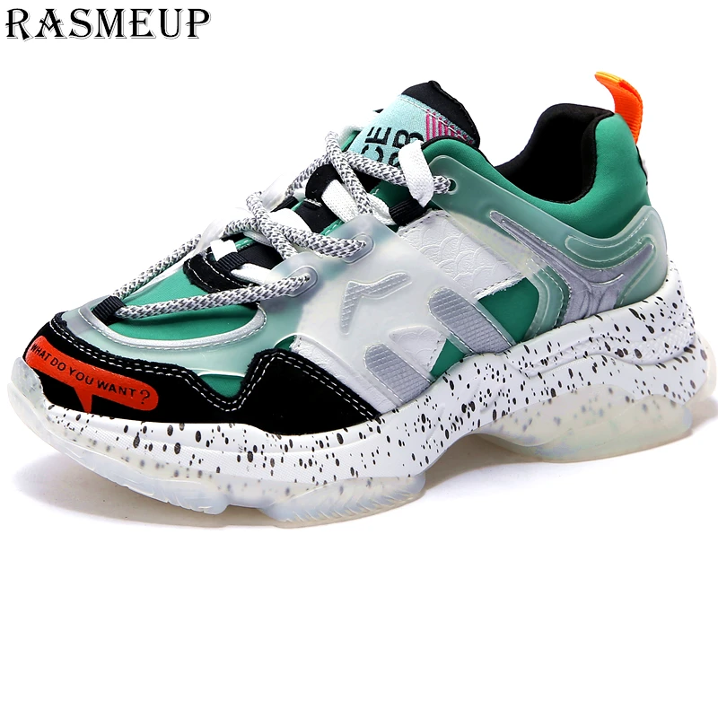 double platform sneakers