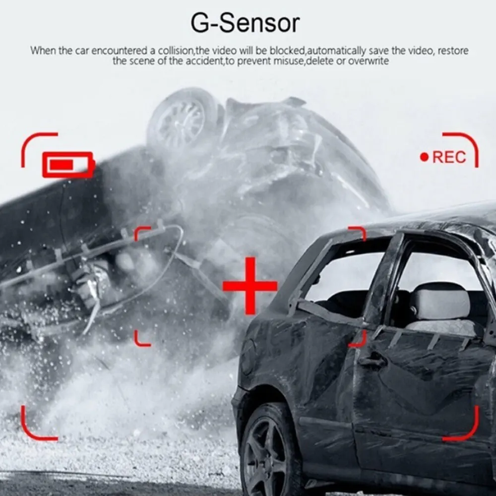 Vehemo Full HD 1080P Dash Cam Сенсорный экран Dashcam G-Gensor автомобильные 7 дюймов Двойной объектив Зеркало заднего вида Автомобильные аксессуары Автомобильный видеорегистратор