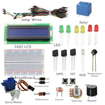 

Super Starter Kit For Arduino UNO R3 & Mega2560 Board With Sensor Moudle 1602 LCD led Servo Motor Relay Learning Basic Suite