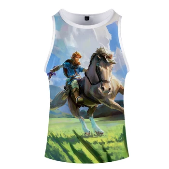 

2020 The Legend of Zelda tank top 3D print fashion The Legend of Zelda basketball comfortable Summer O-neck Summer Sleeveless